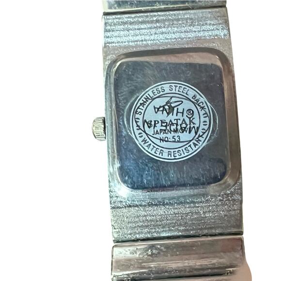 Speatak Silver Tone Cuff Watch - Japanese Movement - Picture 5 of 6